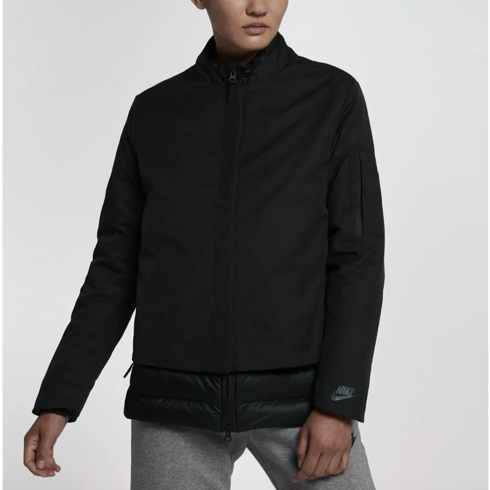 Nike Aeroloft Jacket 3 in 1 black sport womens medium 854751-010 JACKET ONLY